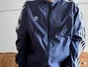 adidas宽松日常舒适运动夹克外套男女春季新款阿迪达斯官方三叶草   暗紫罗兰 (推荐选大一码)   XS 实拍图