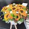 冉子花坊鲜花速递同城配送向日葵混搭抱抱桶玫瑰送女友爱人生日礼物真鲜花 抱抱桶混搭 实拍图