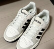 adidas ENTRAP美式校园风运动少年感复古篮球风板鞋男女阿迪达斯 白色/暗银金属/树脂黄   37 实拍图