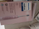 飞利浦（PHILIPS）声波电动牙刷钻石3系 5倍洁齿5种模式 洁净刷头*2 生日礼物送女友  HX5171/04粉 实拍图