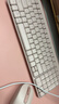 罗技（Logitech）MK251无线蓝牙键盘鼠标套装 办公商务笔记本电脑 数字键盘99键粉色键鼠套装（K251键盘+M196鼠标） 实拍图