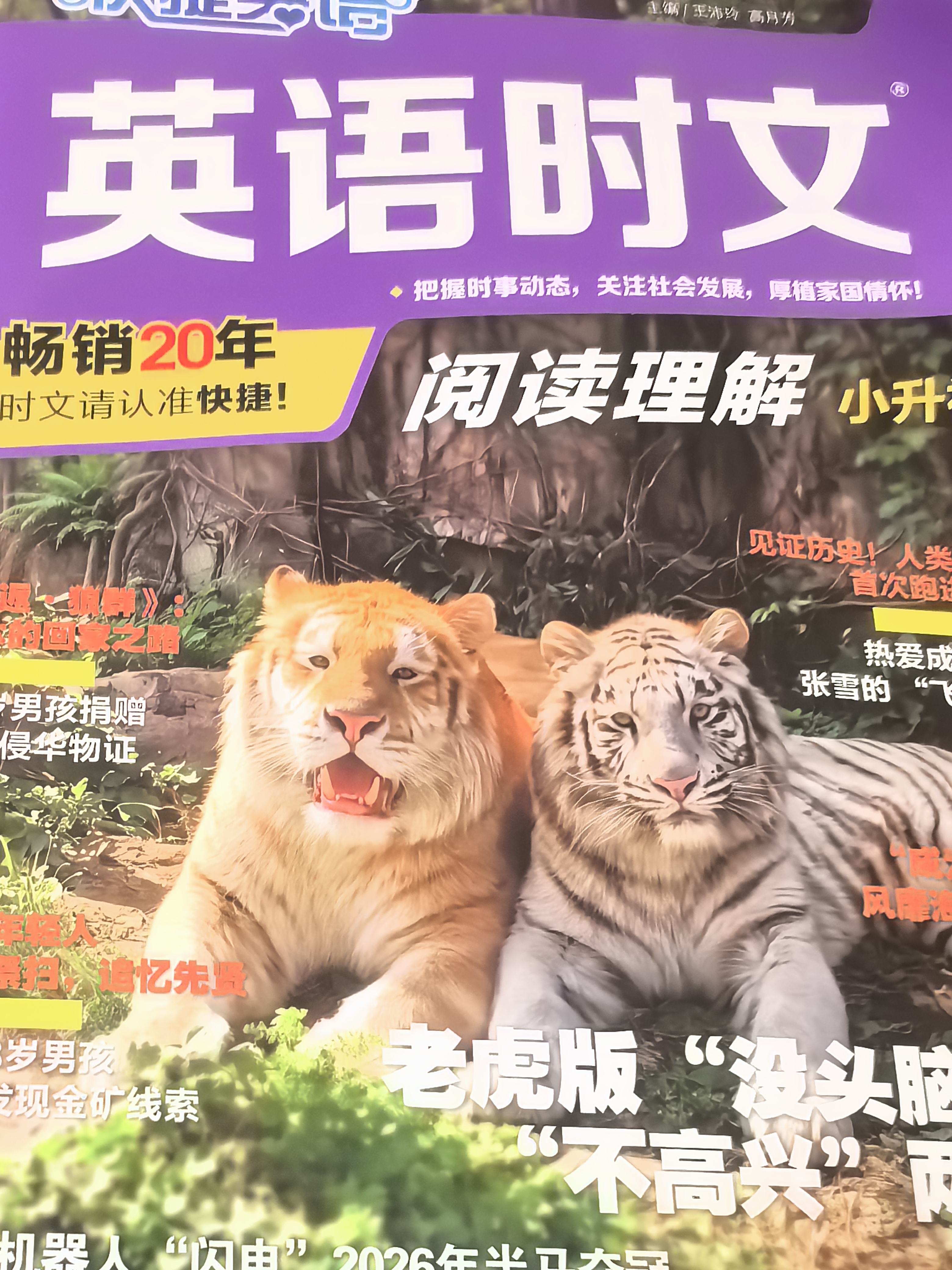 快捷英语时文阅读理解小升初31期【26年最新版】阅读理解完形填空任务型阅读短文填空语法填空 实拍图