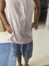 久岁伴儿童背心男童春夏季薄款莫代尔中大童青少年无痕坎肩校服打底上衣 灰色 1件 130 /身高120-132体重50-60斤 实拍图