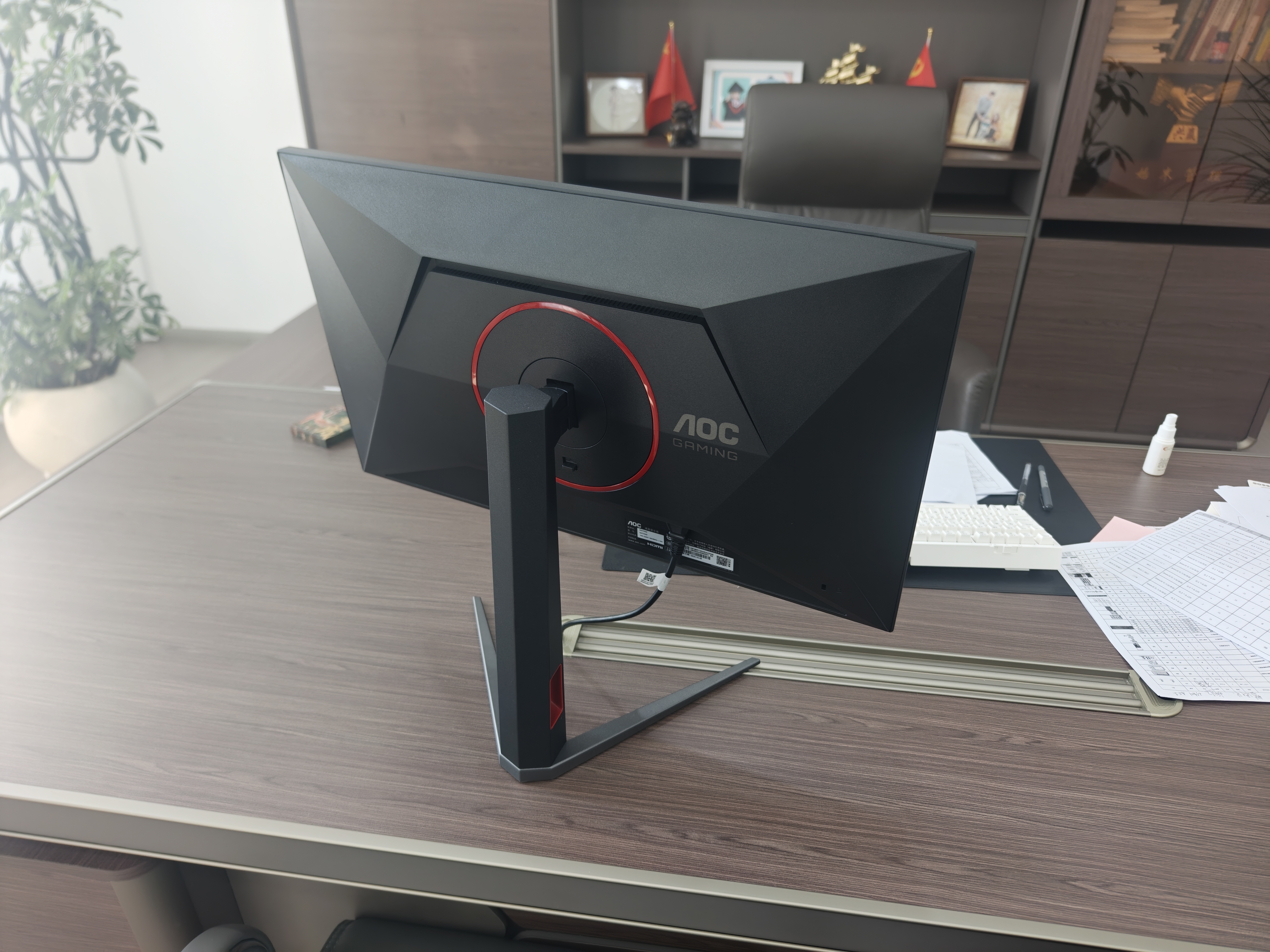 AOC 27英寸2K 260Hz FastIPS快速液晶 0.3ms HDR400 硬件低蓝光 MBR FPS游戏电竞显示器 宙斯盾Q27G4Z 实拍图