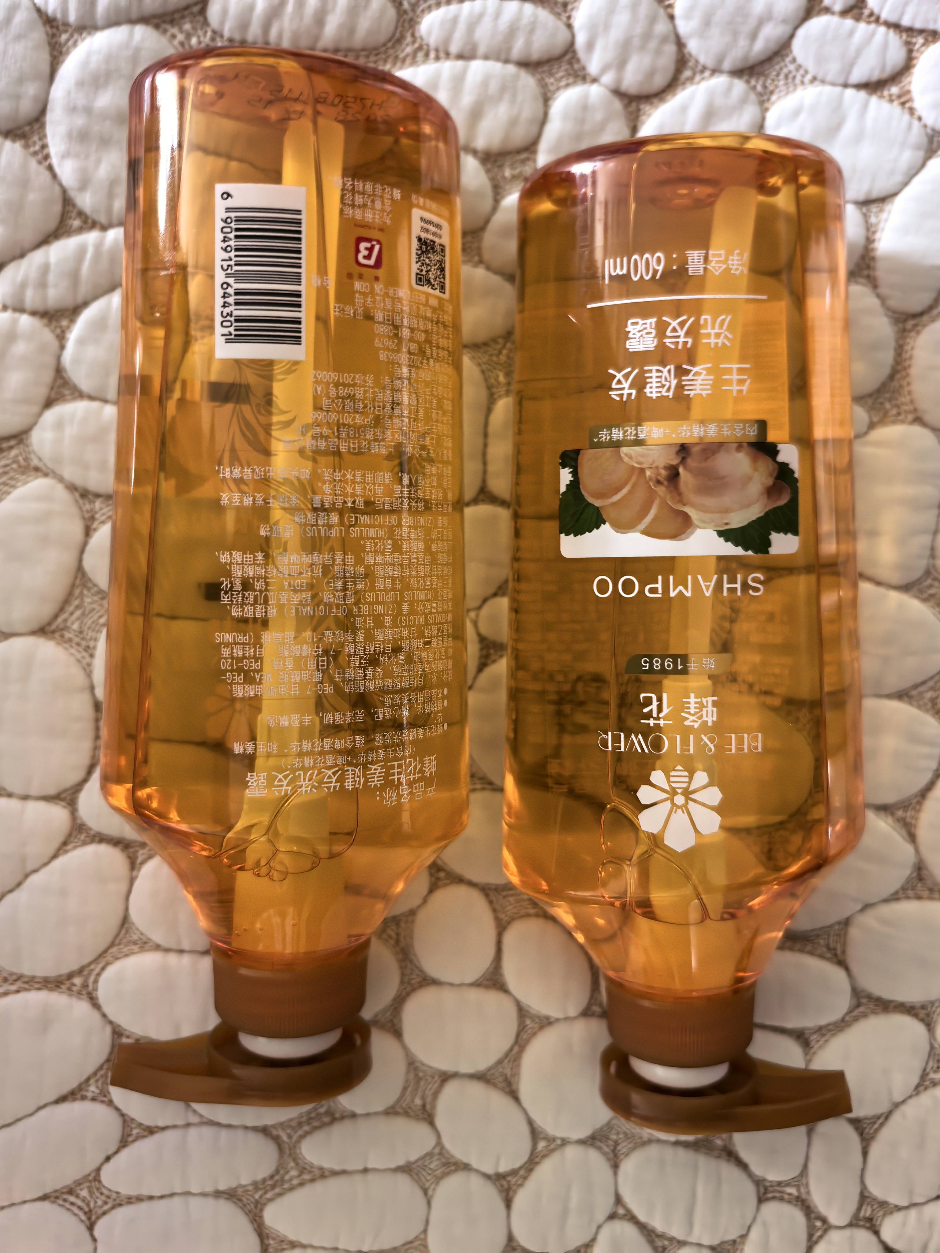 蜂花无硅油改善毛躁保湿蓬松生姜健发洗发水600ml【临期清仓】 实拍图