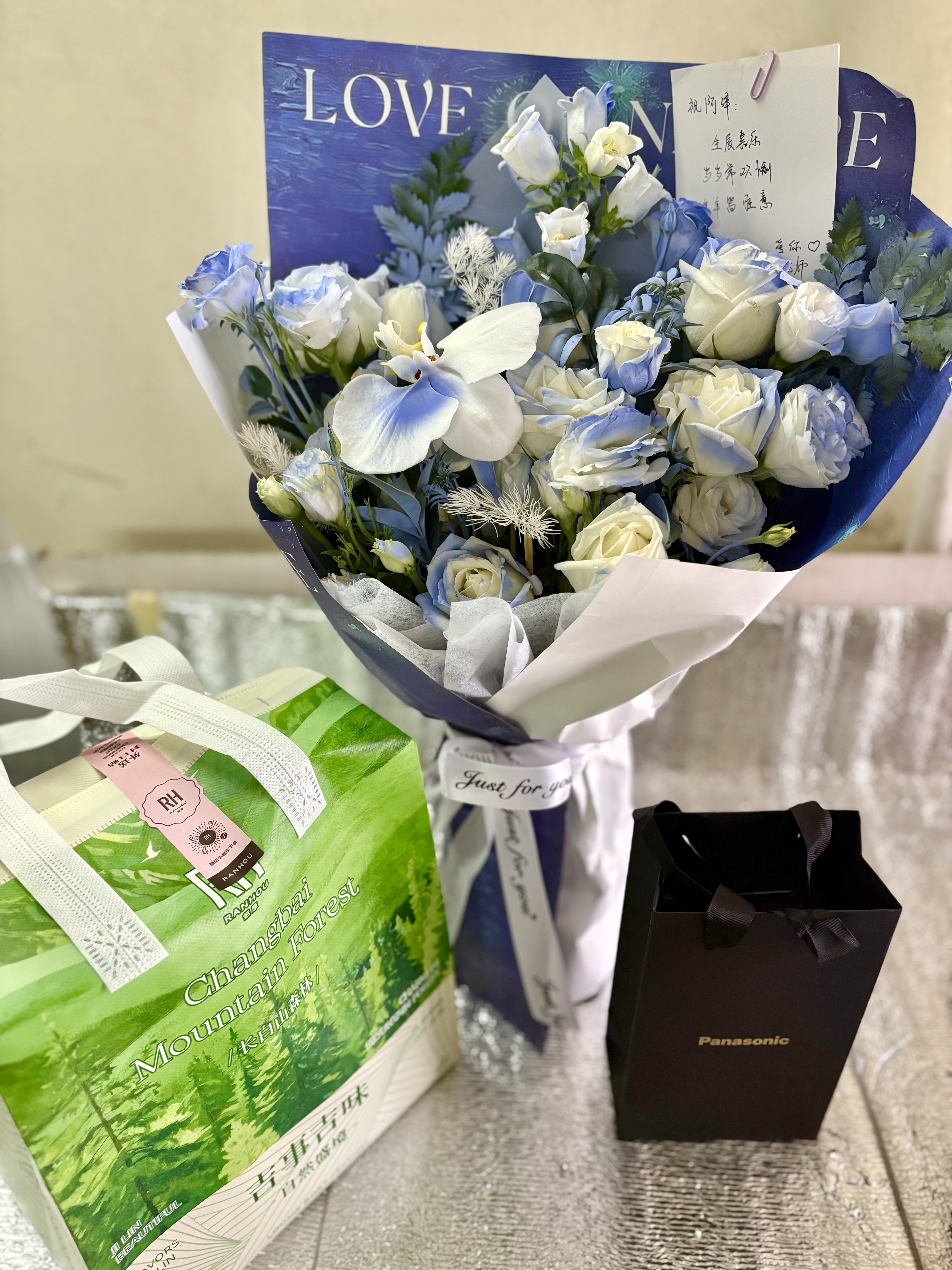 松下（Panasonic）剃须刀电动刮胡刀小方盒mini便携款往复式进口刀头男士男生生日礼物礼盒送男朋友父亲cm20黑 实拍图