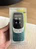 诺基亚（NOKIA）3210 4G 移动联通电信广电全网通 2.4英寸双卡双待 直板按键学生功能机备用手机 蓝色 实拍图
