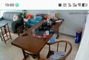 奥克斯1200万像素摄像头监控无线wifi网络高清夜视监控器360度无死角带夜视全景云台家用AI监控手机远程 实拍图