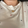 菜百首饰 黄金转运珠 足金5D鎏彩花丝镂空太阳花转运珠 计价 约0.35克 实拍图