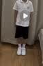 安踏童鞋小白鞋儿童运动鞋男女同款春季新品白色低帮板鞋学生休闲鞋子 【店长推荐】白/雾灰8088-4（男女同款） 31 脚长19.5cm 实拍图