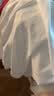 【京东直采】200g纯棉t恤男女短袖26新款纯棉打底衫内搭t恤 白色（短袖） 2XL （140-155斤） 实拍图