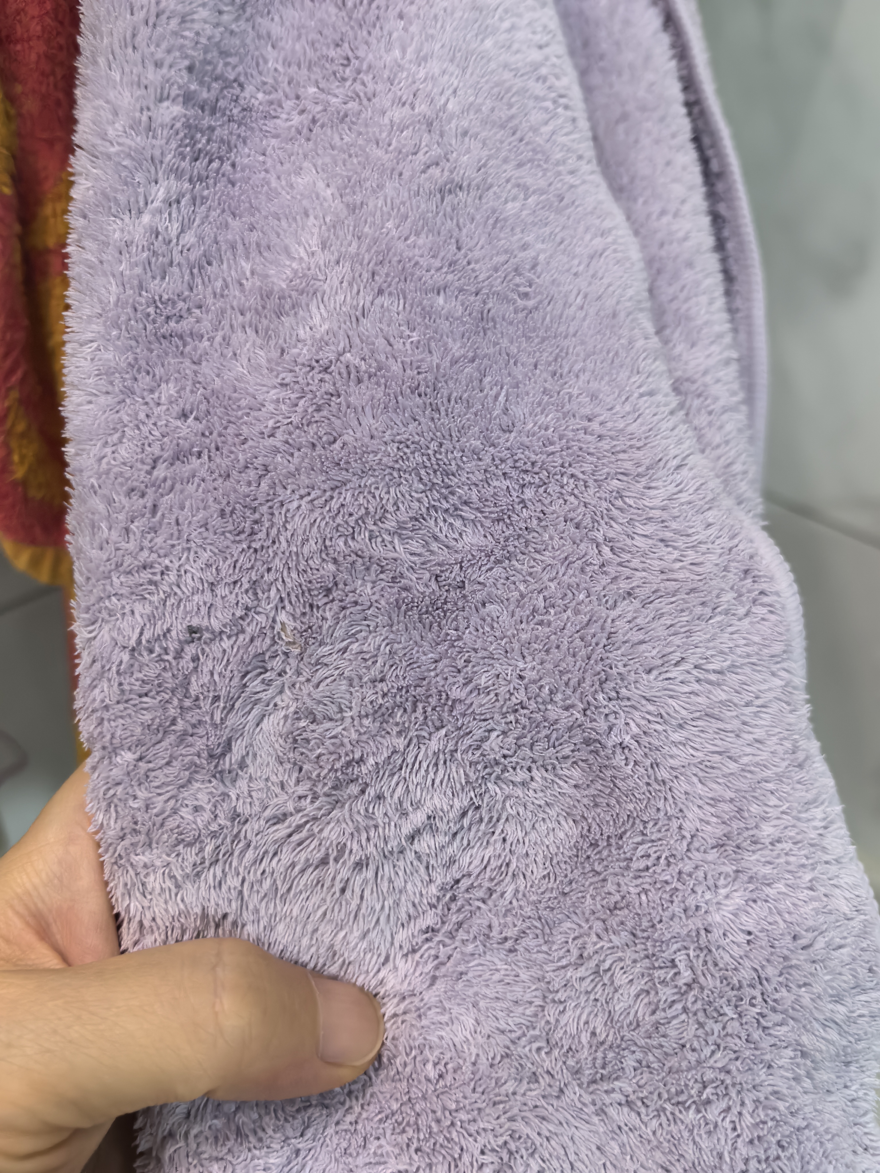 洁丽雅405g3A级纯棉抗菌加大加厚成人吸水速干大浴巾男女情侣成人浴巾 红色【浴巾+毛巾】 405g 实拍图