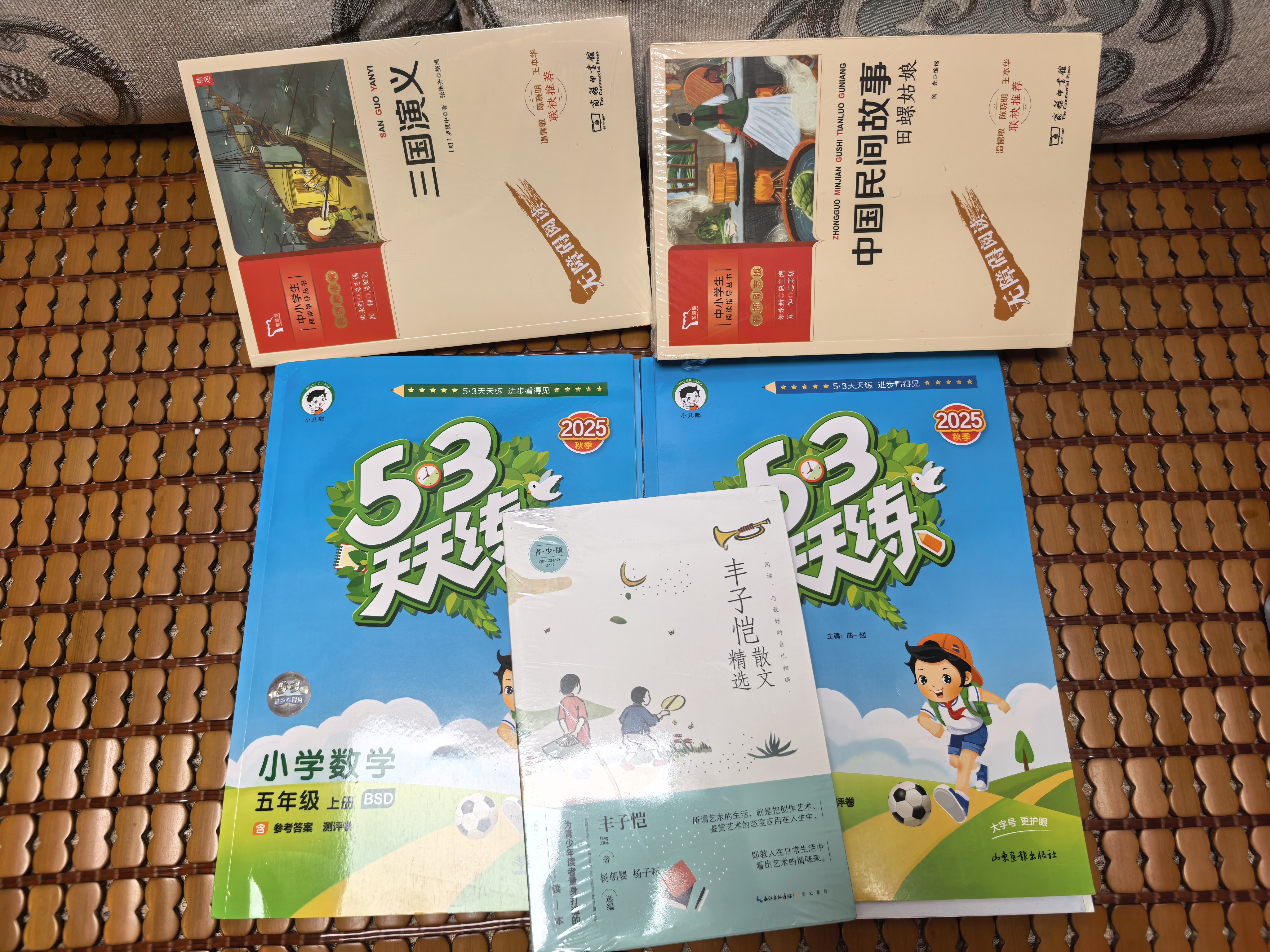 全3册 快乐读书吧五年级上册必读课外阅读书 中国民间故事田螺姑娘 非洲民间故事曼丁 欧洲民间故事聪明的牧羊人 四升五暑假阅读 附带阅读耐力记录表 商务印书馆万物复书五年级 实拍图
