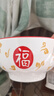 家用大号微波炉专用碗盘碟子加热耐热器皿耐高温用具陶釉下彩精致 祥龙纳福沙拉碗1个装 实拍图