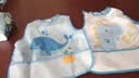 贝瑞加（Babyprints）围兜婴儿罩衣儿童吃饭宝宝围嘴防溅水油反穿衣 幻海秘境 实拍图