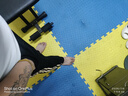 阿迪达斯（adidas）长裤男女春季宽松透气直筒裤跑步运动防风休闲裤  黑金 L 实拍图
