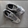 adidas ENTRAP美式校园风运动少年感复古篮球风板鞋男女阿迪达斯 白色/暗银金属/树脂黄   40.5 实拍图