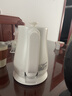 金灶（KAMJOVE） 茶艺专用泡茶烧水壶优雅长嘴电热水壶随手泡开水壶自动断电热水壶煮水壶家用1L 1L T-93（象牙白色） 实拍图