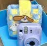 INSTAX富士instax立拍立得 一次成像相机 mini13漂浮记忆礼盒 海盐蓝 含10张幻梦银河相纸 实拍图