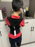 背背佳【暑期】儿童男女青少年U9矫姿带校正体态背部支撑透气不闷汗黑M 实拍图
