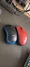 罗技（Logitech）M185鼠标 无线鼠标 办公鼠标 对称鼠标 黑色红边 带无线2.4G接收器 实拍图