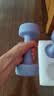 Keep哑铃女士健身家用彩色浸塑环保手铃亚铃全身塑形紫灰色3kg*2 实拍图