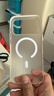 猩球卫士高级感防指纹适用Apple/苹果iPhone17ProMax磁吸瓦楞手机壳超薄行李箱条纹保护套磨砂外壳白 实拍图