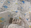 全棉时代婴儿口水巾儿童小毛巾纯棉纱布手帕抗菌防螨30*30cm蓝黄紫6条/盒 实拍图