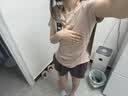 栢启歆瑜伽服套装女2026新款秋健身上衣跑步运动套装速干显瘦普拉提骑行 粉色短袖+紫色短裤【M】 实拍图