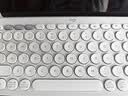 罗技（Logitech）时尚系列K390无线蓝牙键盘 超薄便携  K380升级版 白色 79键 实拍图