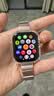Apple/苹果 Watch S11 智能手表GPS款42毫米玫瑰金色铝金属表壳淡桃粉色运动型表带S/M MEUN4CH/B 实拍图