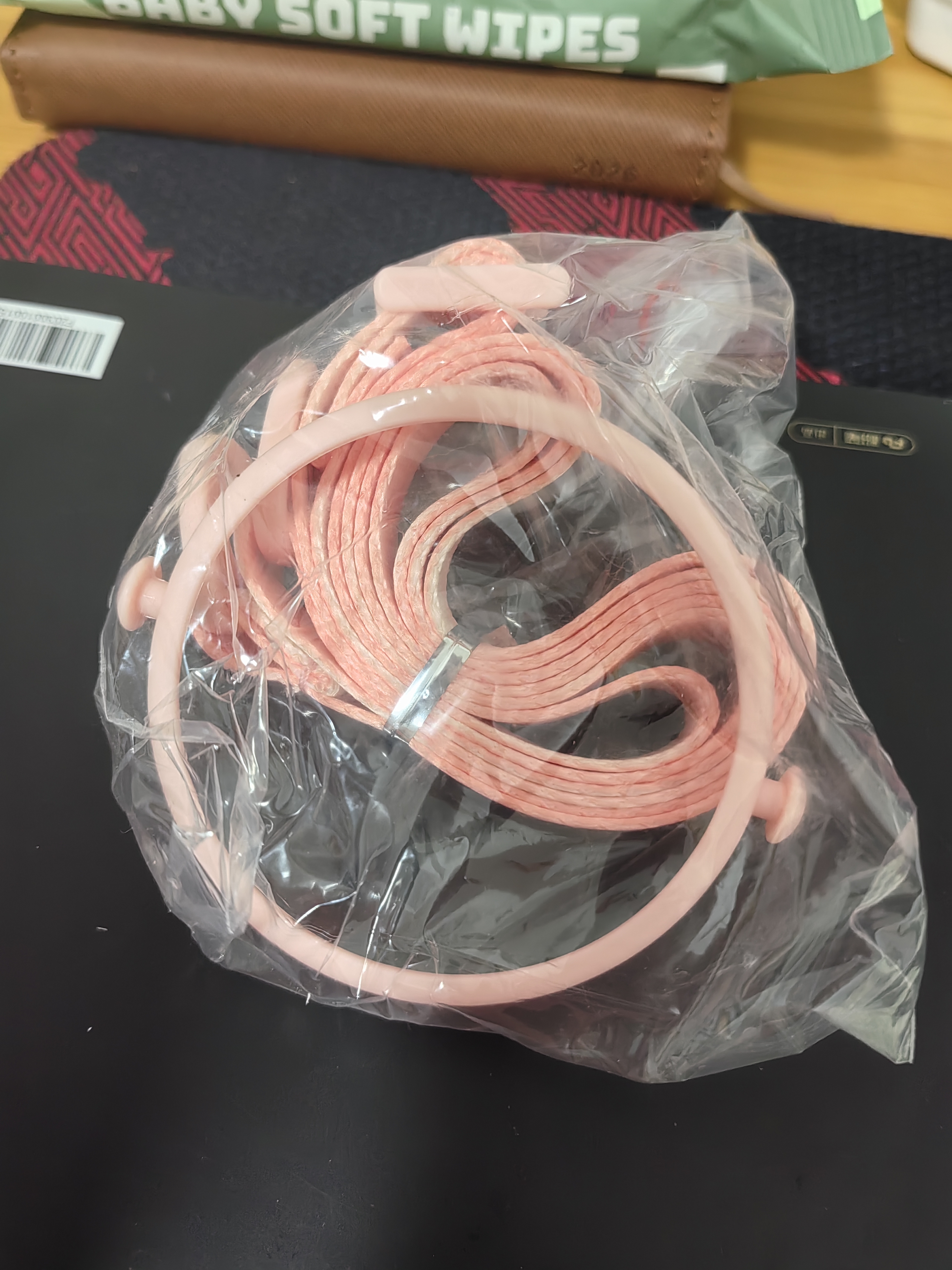 QWE吸管杯500ml波尔多粉PPSU刻度杯糖耐孕妇产妇待产包奶瓶母婴水杯 实拍图
