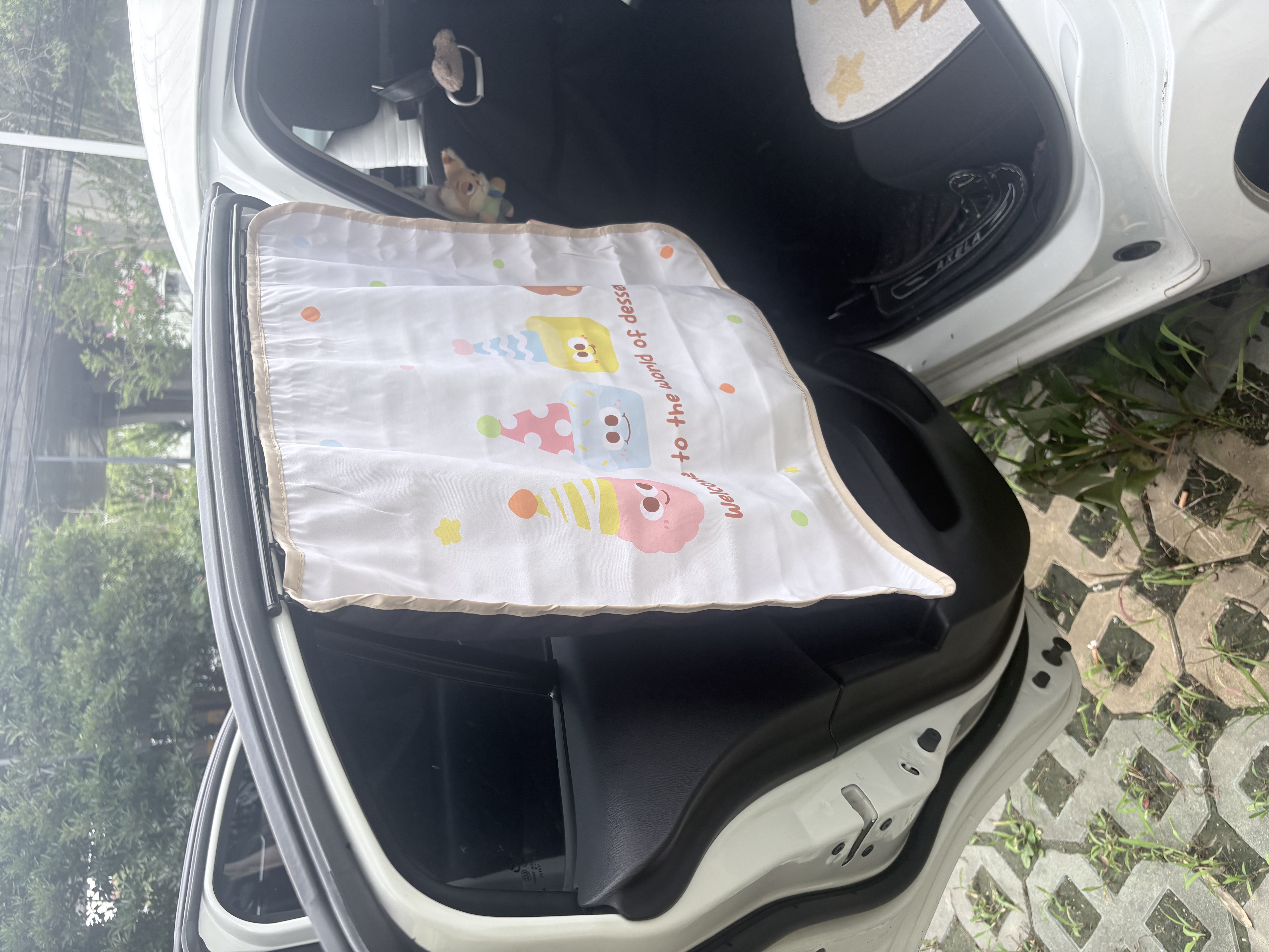 繁夏汽车遮阳帘隐私帘子防晒隔热挡窗帘宝宝挡光儿童车载卡通长途出行 实拍图