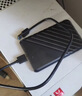 奥睿科Type-C移动硬盘盒2.5英寸USB3.1 SATA串口台式机笔记本外置盒固态机械SSD硬盘盒子 黑25PW1 实拍图