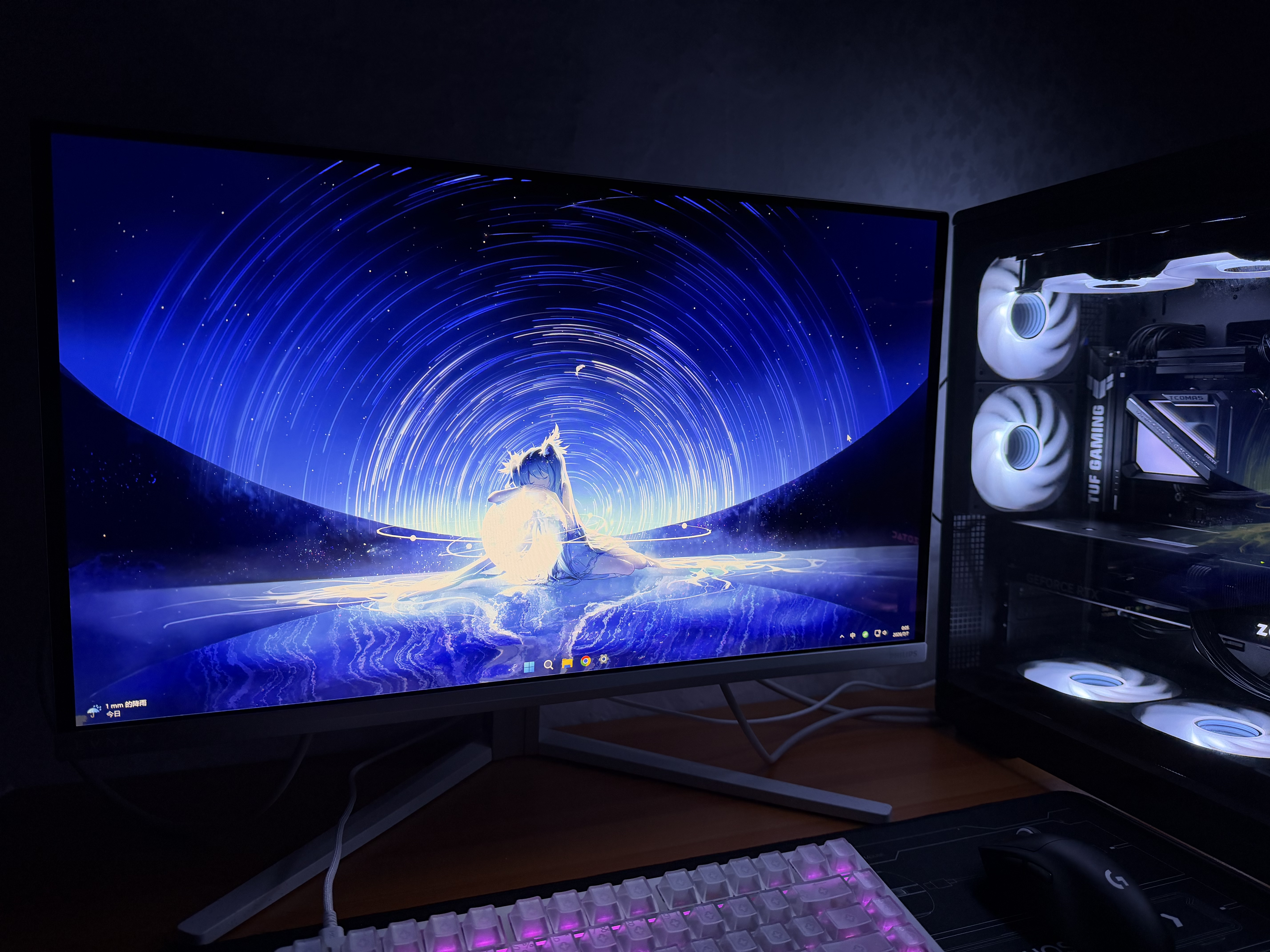 飞利浦EVNIA弈威 27英寸4K240Hz 三星四代QD-OLED 镜面屏 DP2.1低蓝光 音响 电竞显示器27M2N8800 实拍图