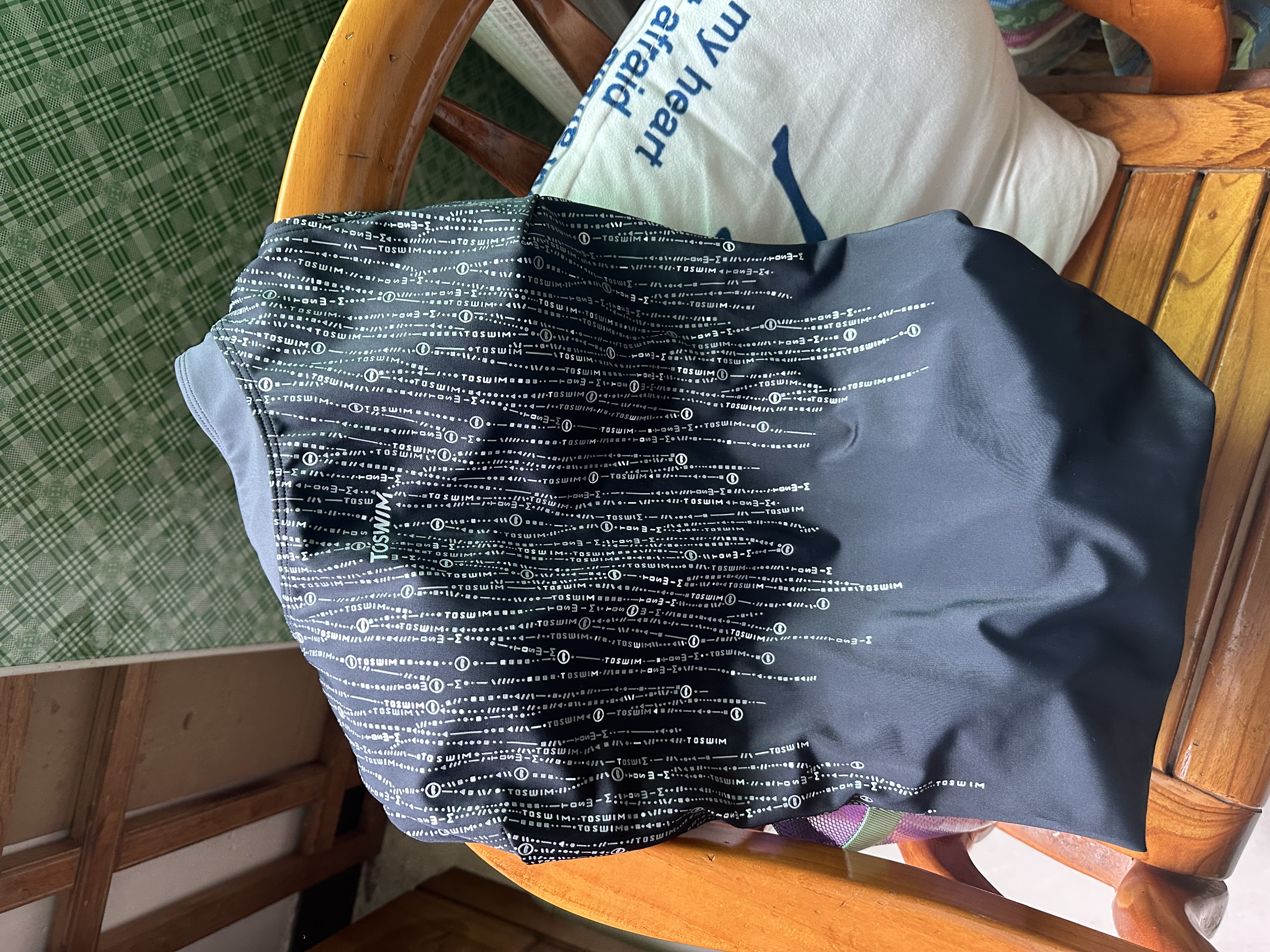 拓胜（TOSWIM） 游泳馆专用连体泳衣女成人竞速保守微胖显瘦遮肉不兜水游泳衣 【银梦星澜】+送泳帽 XL 【高170-174cm/重61-69kg】 实拍图