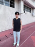 安踏（ANTA）男裤2026夏秋新薄款正品宽松裤子纯棉卫裤直筒长裤男士运动休闲裤 灰花灰【常规直筒-拉链口袋】 （90%用户选择） L /175(120-140斤） 实拍图