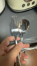 美厨（MAXCOOK）316L不锈钢勺子叉子餐具套装 食品级水果叉小汤勺吃饭勺MCCU2627 实拍图