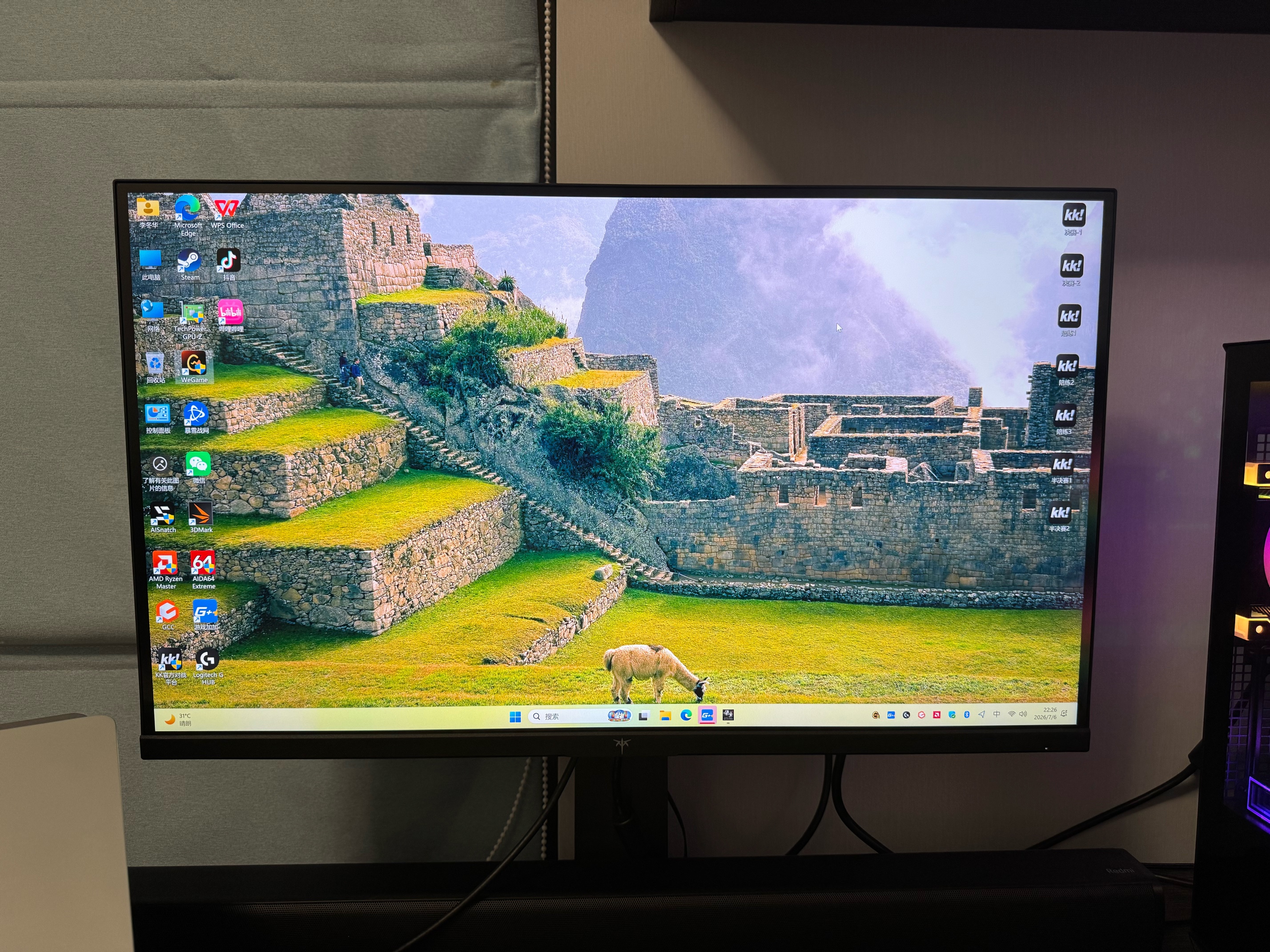 KTC 27英寸4K 160Hz双模320Hz满血HDMI2.1显示屏Type-c 90w办公HiDPI逐台校色电脑显示器大师27M1 MAX 实拍图