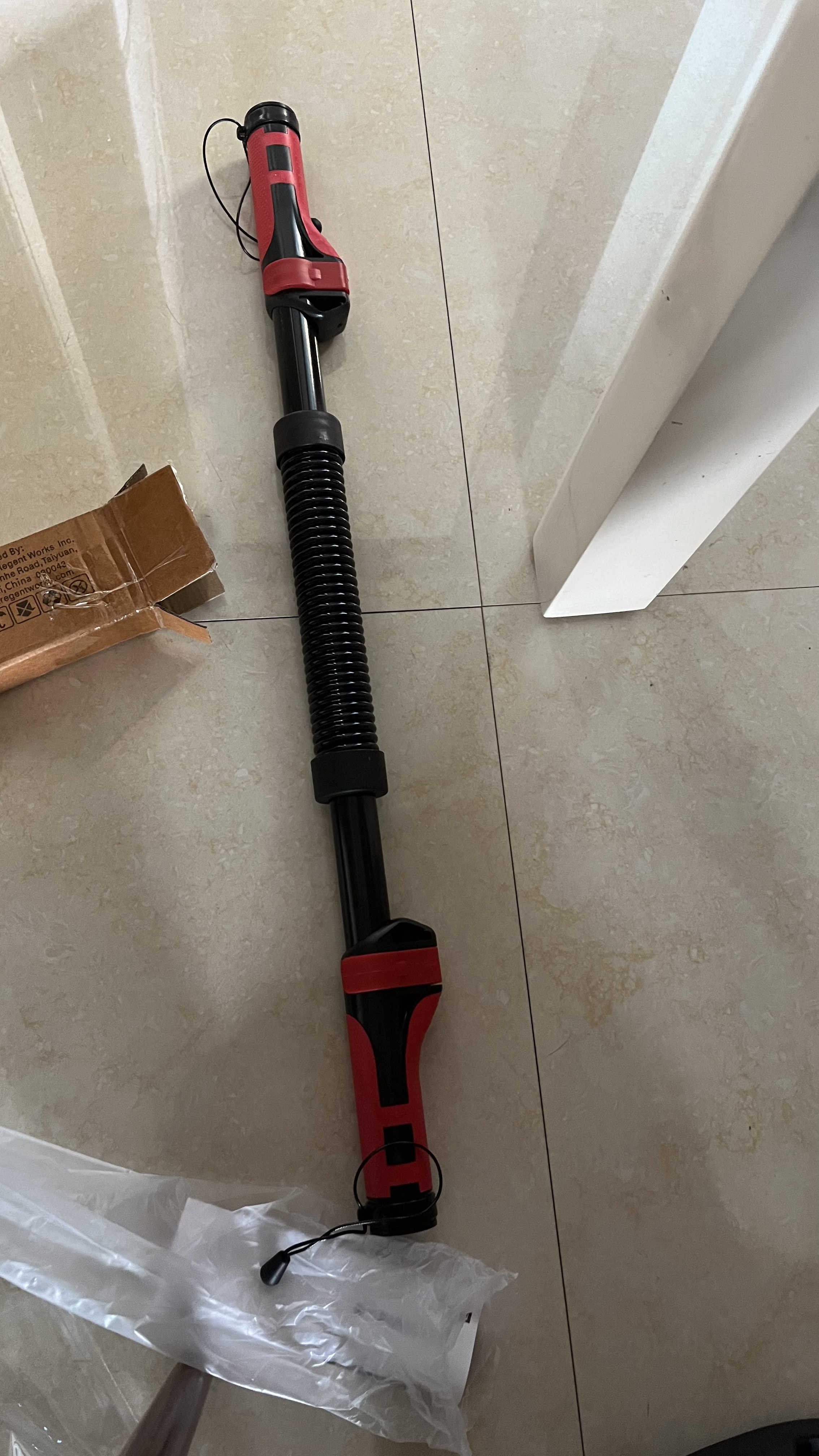 PROIRON普力艾 臂力器臂力棒20-50KG男士可调节弹簧握力棒 胸肌训练器材 实拍图