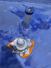 潜水艇（Submarine）Tk11 大排量铜镀铬镜面防臭地漏两件套 淋浴普通地漏套装50管径 实拍图