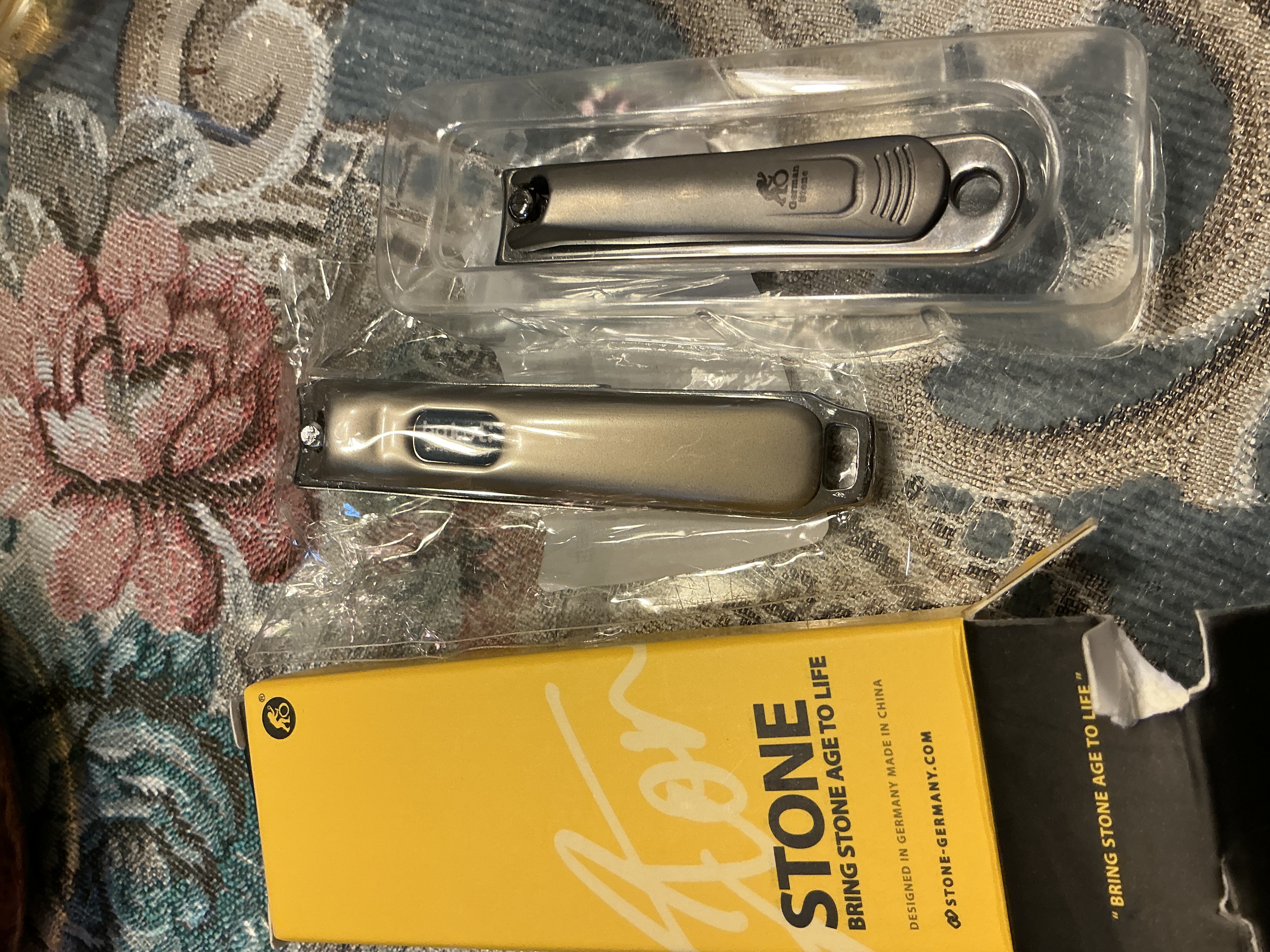 司顿（STONE）德国指甲刀指甲剪大小号平口剪刀进口不锈钢指甲钳单个 实拍图
