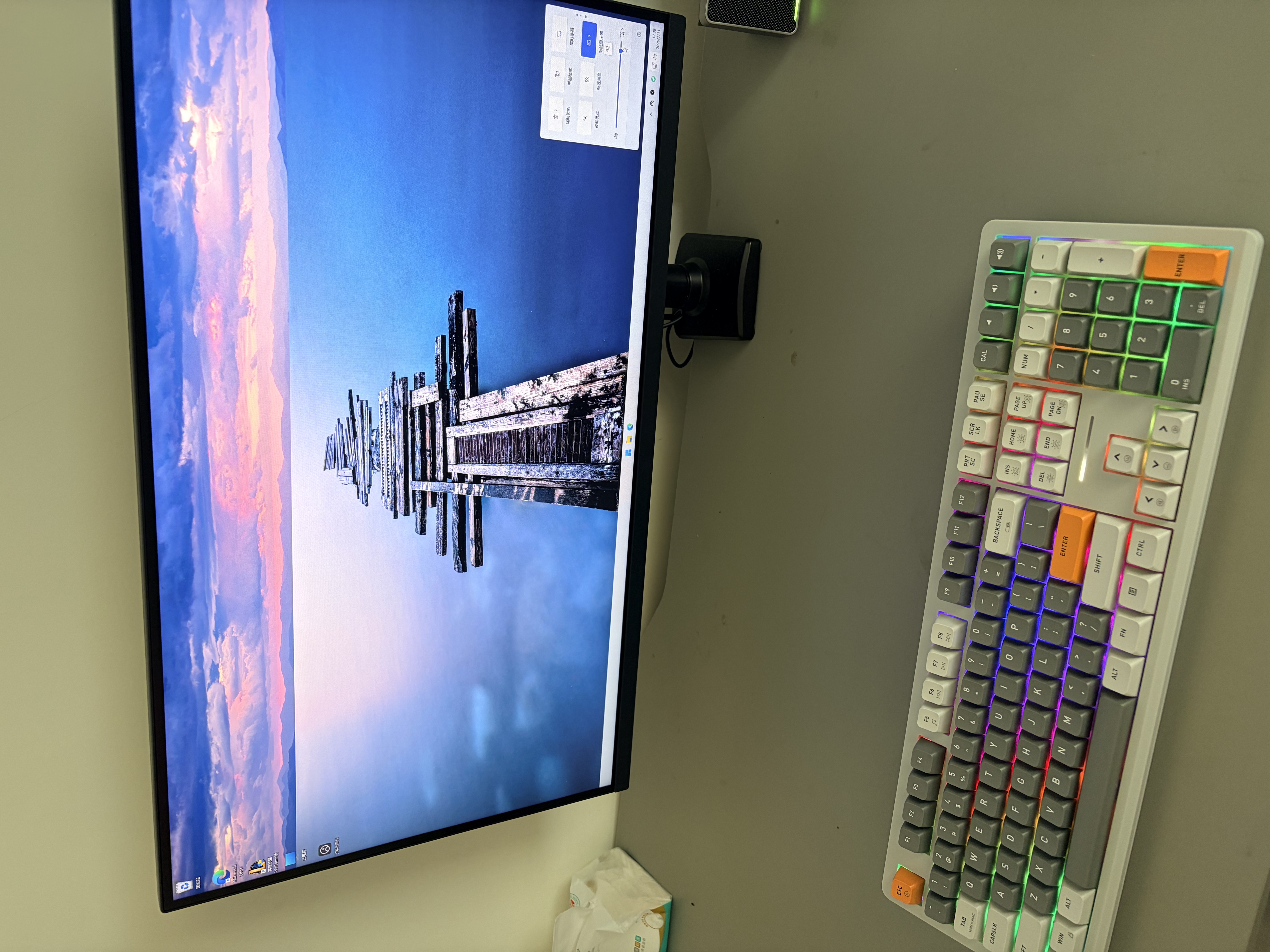 黑峡谷（Hyeku）Q5pro 108键三模无线蓝牙客制化机械键盘热插拔gasket结构键盘游戏电竟办公 瓦尔基里 凯华木兰轴 实拍图