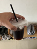 双枪（Suncha）奶茶杯一次性塑料水杯带盖吸管露营外带便携用咖啡杯400ML*20套 实拍图