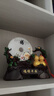 礼之源 招财葫芦平安扣摆件 天然玉石工艺品 家居客厅玄关酒柜装饰品 沙金色福禄平安扣福字 实拍图