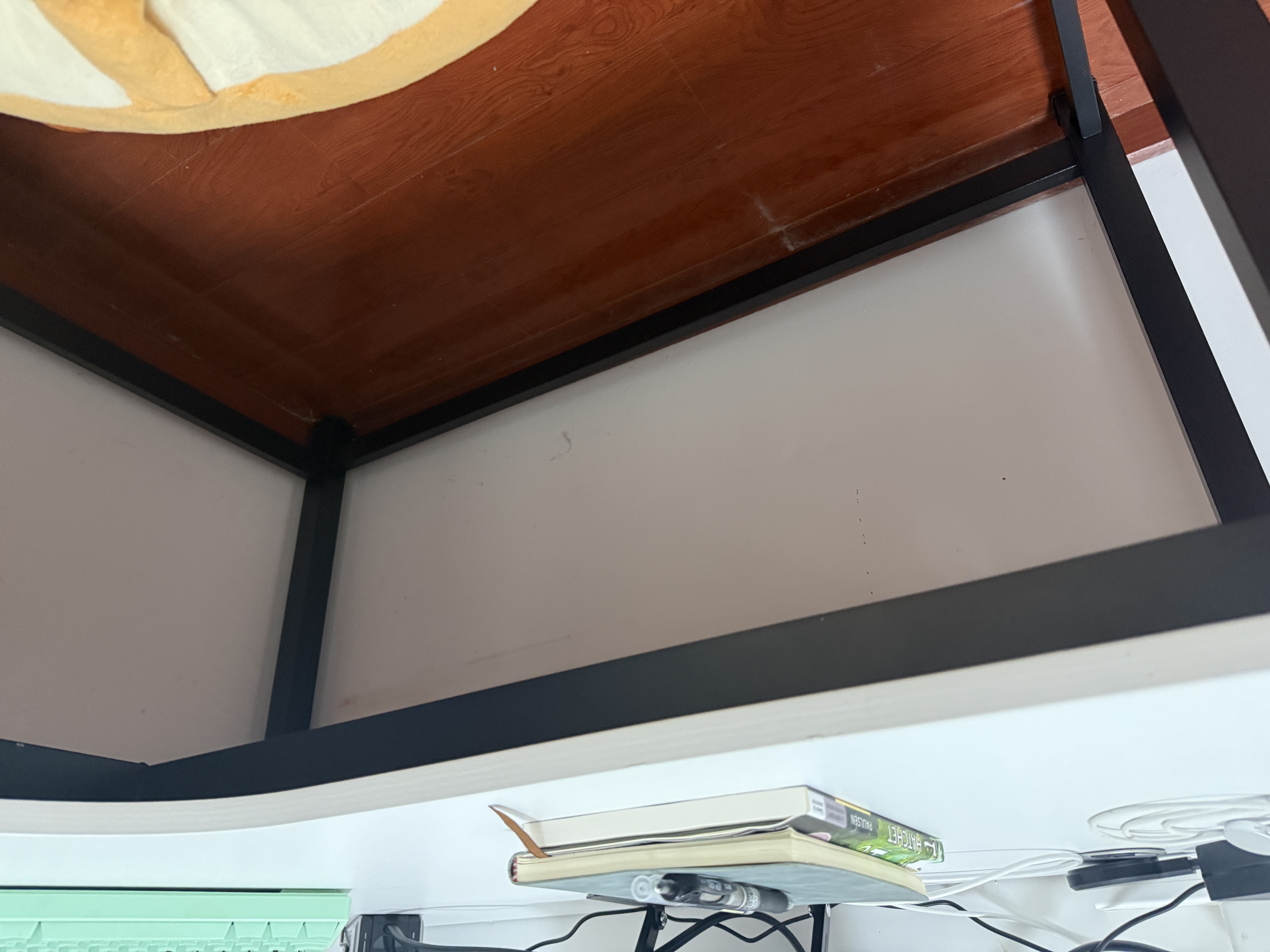 久丞家具转角电脑桌学生家用书桌双人书架一体组合桌卧室拐角L型电竞桌子 【加厚16mm桌面】白色右转角 120x80x74cm 实拍图
