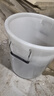 法欧诺牛筋大水桶塑料桶加厚大容量家用带盖圆桶储水桶酿酒发酵桶叉车桶 50L白色不带盖 实拍图