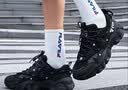 FILA 斐乐官方老爹鞋男女情侣鞋减震跑步鞋运动鞋掠夺者 2 【男款】黑/中灰-BM 42 实拍图