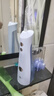 博皓（prooral）冲牙器5025Plus手持立式洗牙器带数显水牙线成人洁牙器便携牙齿冲洗器 天空蓝270ml 实拍图
