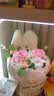 京东鲜花毛绒花束成品毛线编织玫瑰生日礼物送女友闺蜜儿童老师毕业礼物 实拍图